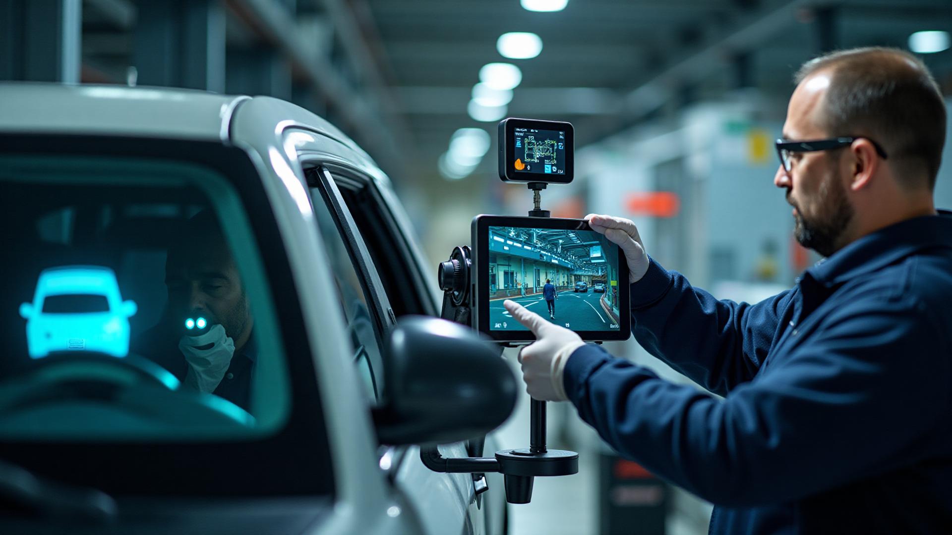 ADAS calibration equipment at Bodymatters Stafford